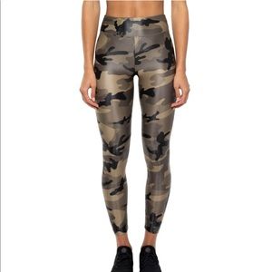 Kodak Lustrous High-Rise Camo-Print Leggings #96